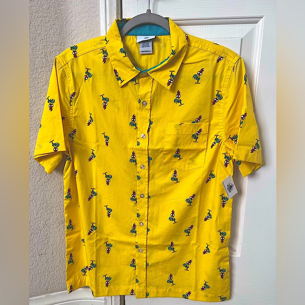 Disney Hei Hei Mens Button Down Shirt